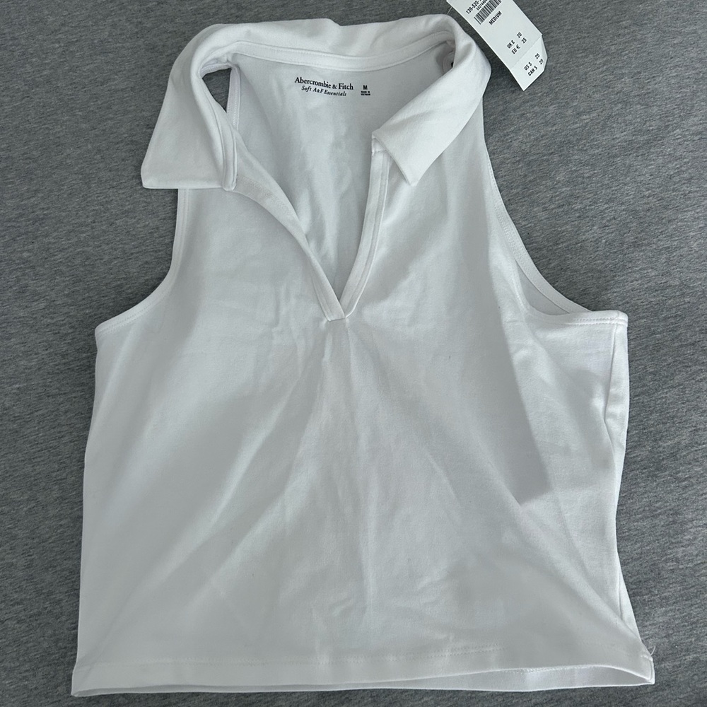 Abercrombie polo tank size medium